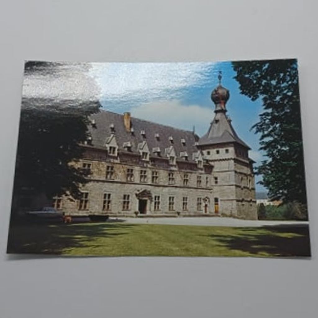 Carte postale C6-10x15 Château facade profil vintage