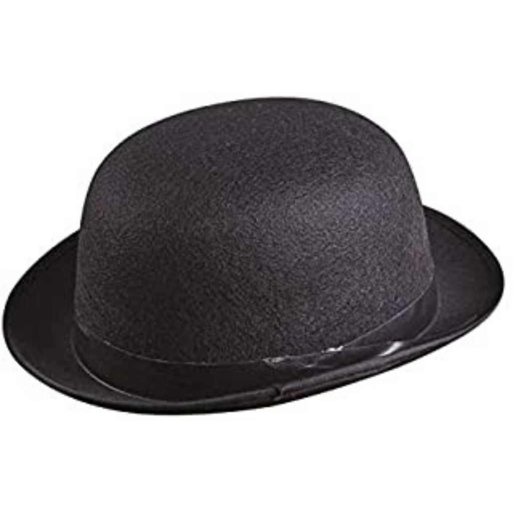 Chapeau melon clown noir