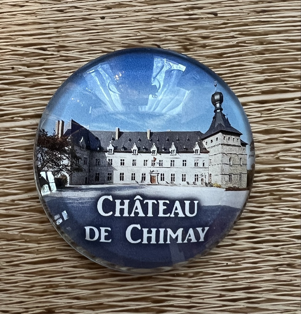 Magnet globe acryl Château de Chimay