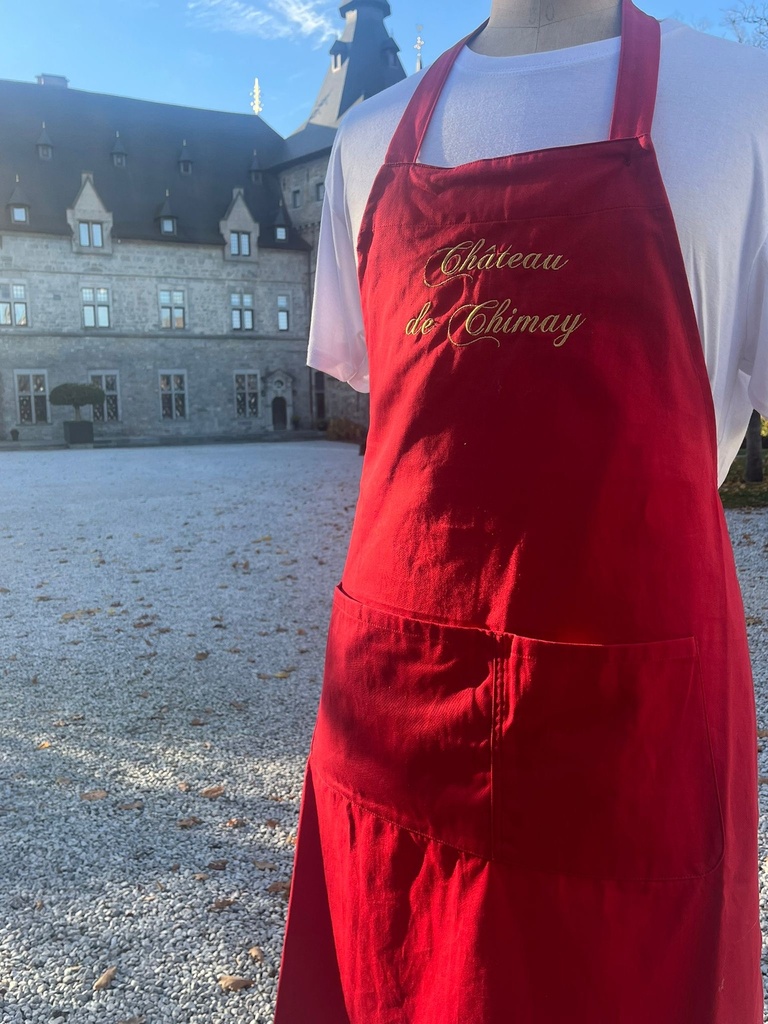Tablier Adulte coton Château de Chimay