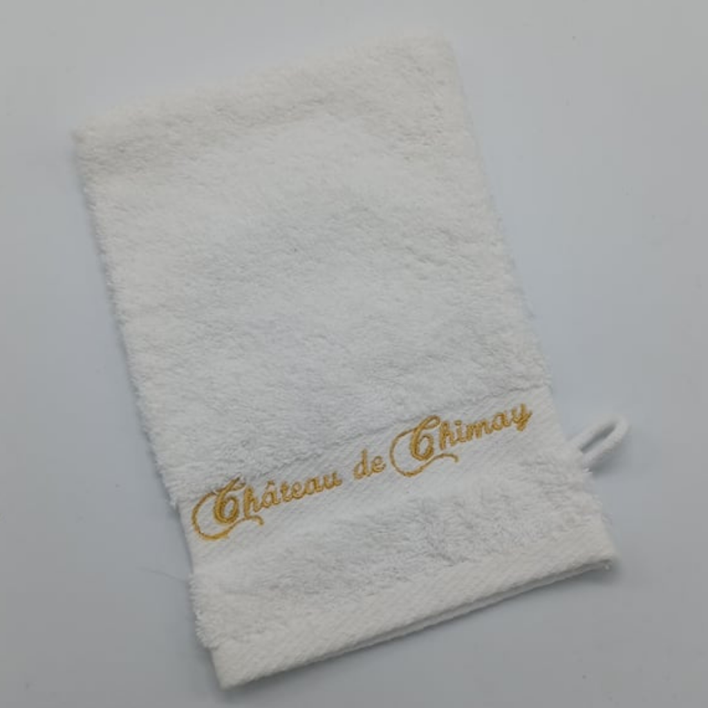 [1139001] Gant de toilette (Blanc)