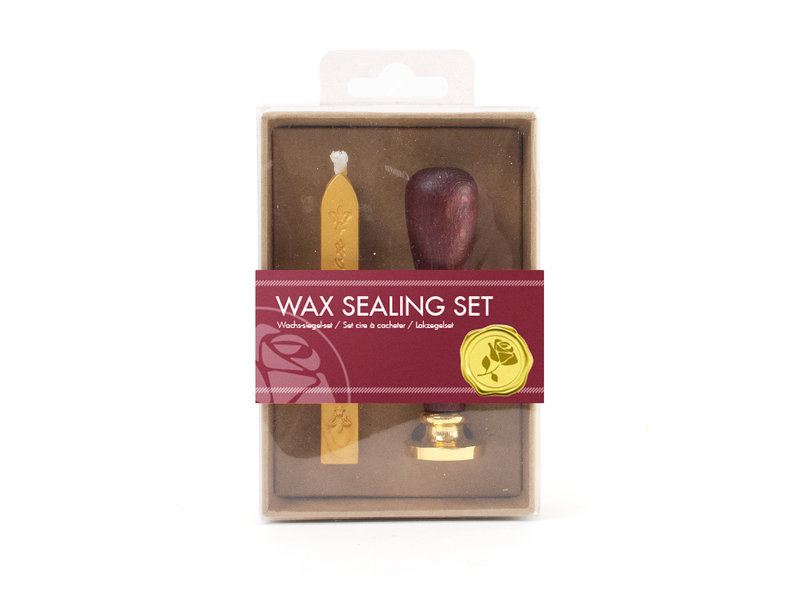 [WWXW000003] Coffret cire à cacheter rose