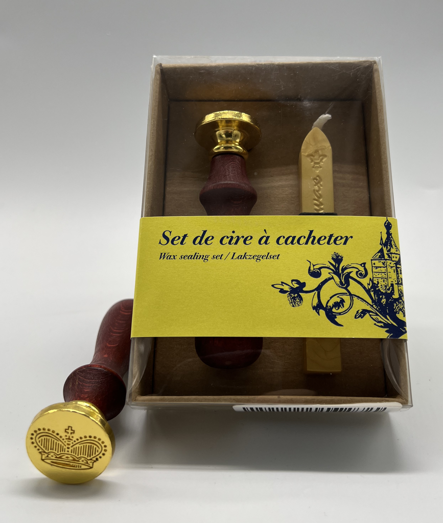 Coffret cire à cacheter couronne Chimay