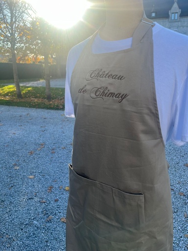 Tablier Adulte coton Château de Chimay